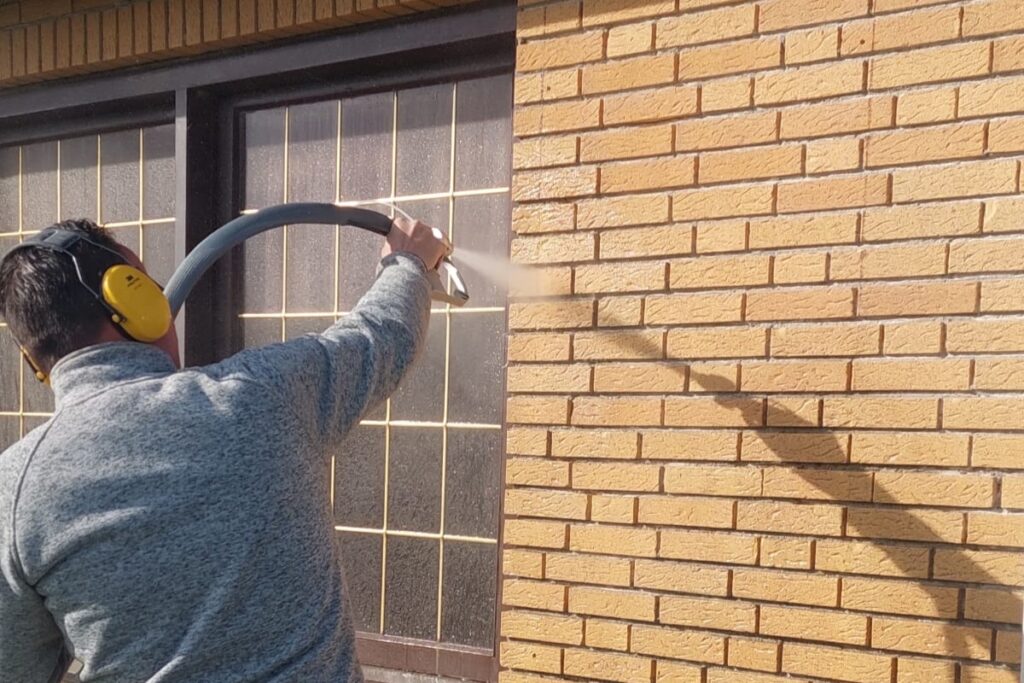Levering van gevelrenovatie pakket aan huis